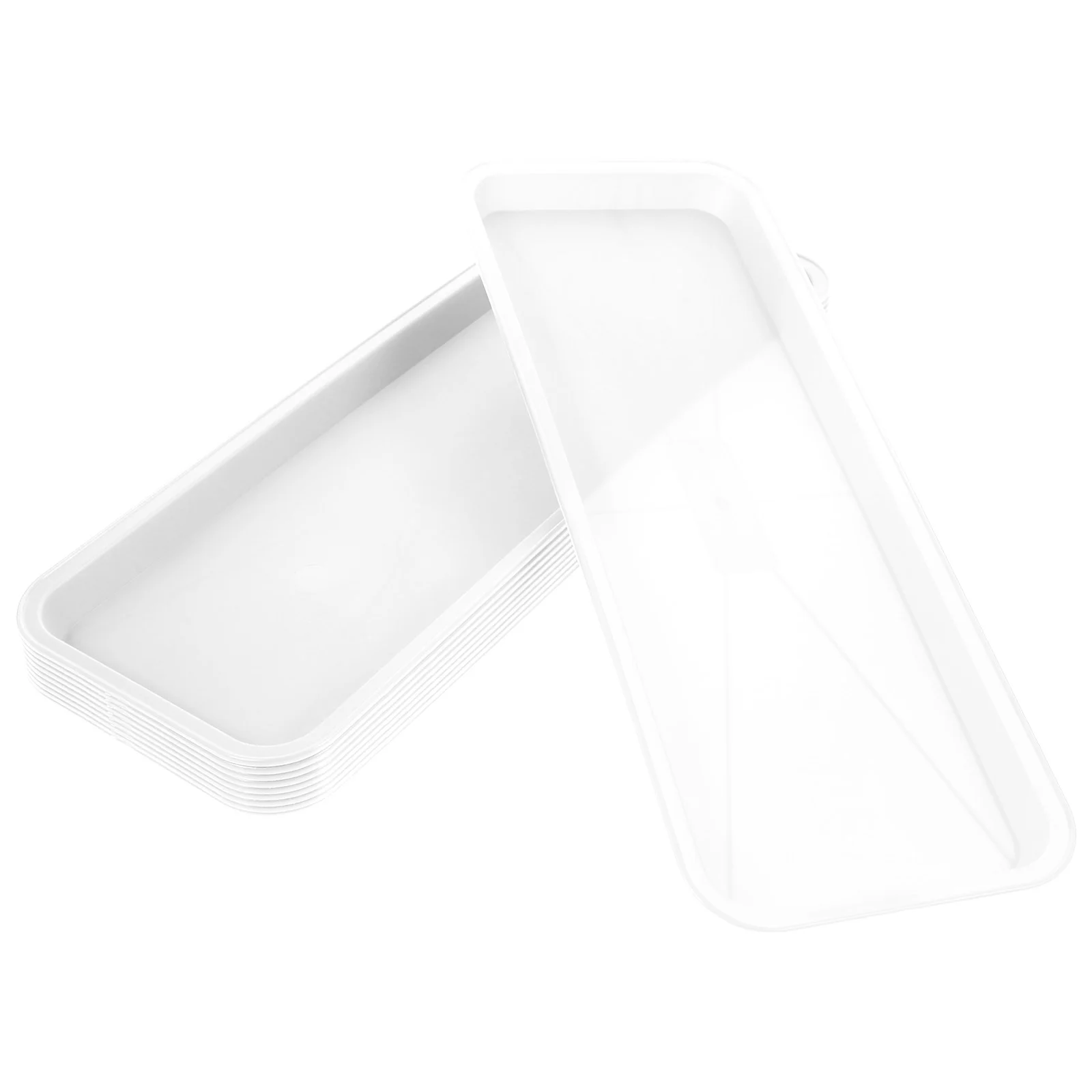 Plastic Rectangular Planter Pot Saucer Tray 10Pcs Drip Trays Flower Base Bonsai Indoor Outdoor Plants White
Plastic Rectangular Planter Pot Saucer Tray 10Pcs Drip Trays Flower Base Bonsai Indoor Outdoor Plants White