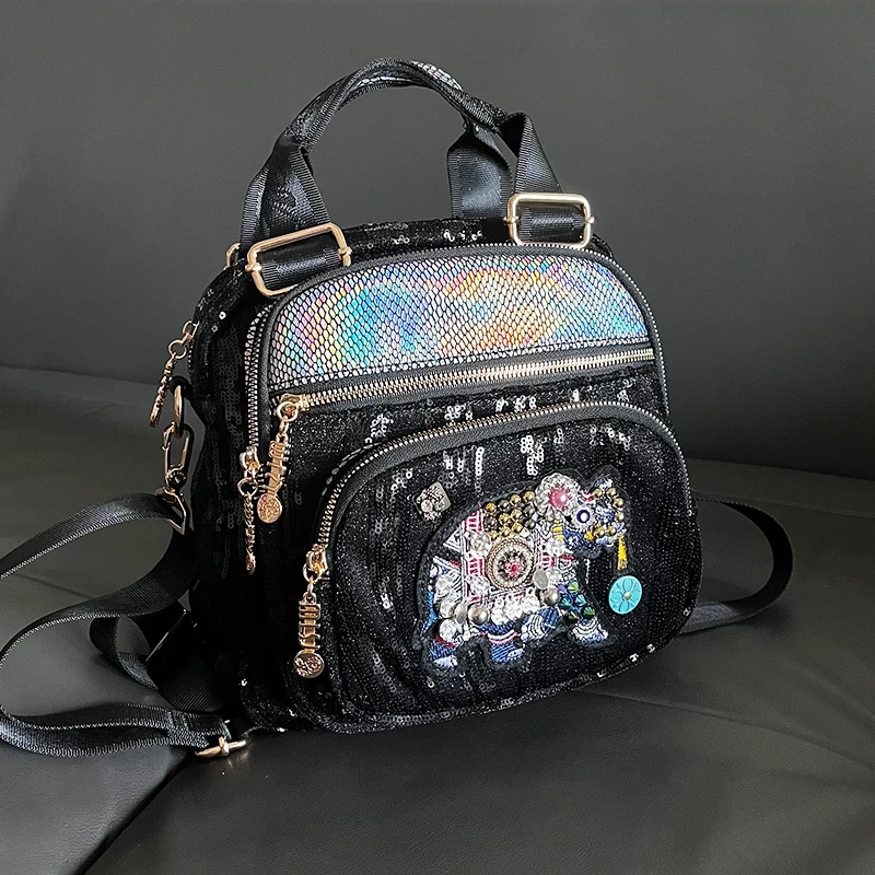 Brand Ita Bag Sparkle Sequines Elephent Women Handbag Top Handle Tote Bag Luxury Designer Bolsa Shoulder Crossbody Sac
Brand Ita Bag Sparkle Sequines Elephent Women Handbag Top Handle Tote Bag Luxury Designer Bolsa Shoulder Crossbody Sac