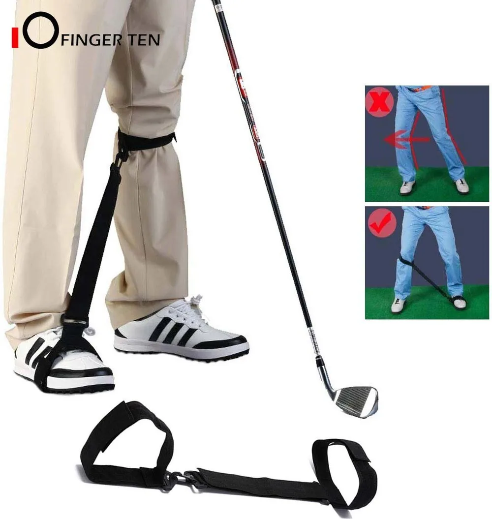 

Golf Swing Trainer Leg Correction Belt Training Aid Post Orthotics Strap Poster Corrector Golf Training Aids Drop Shipping
