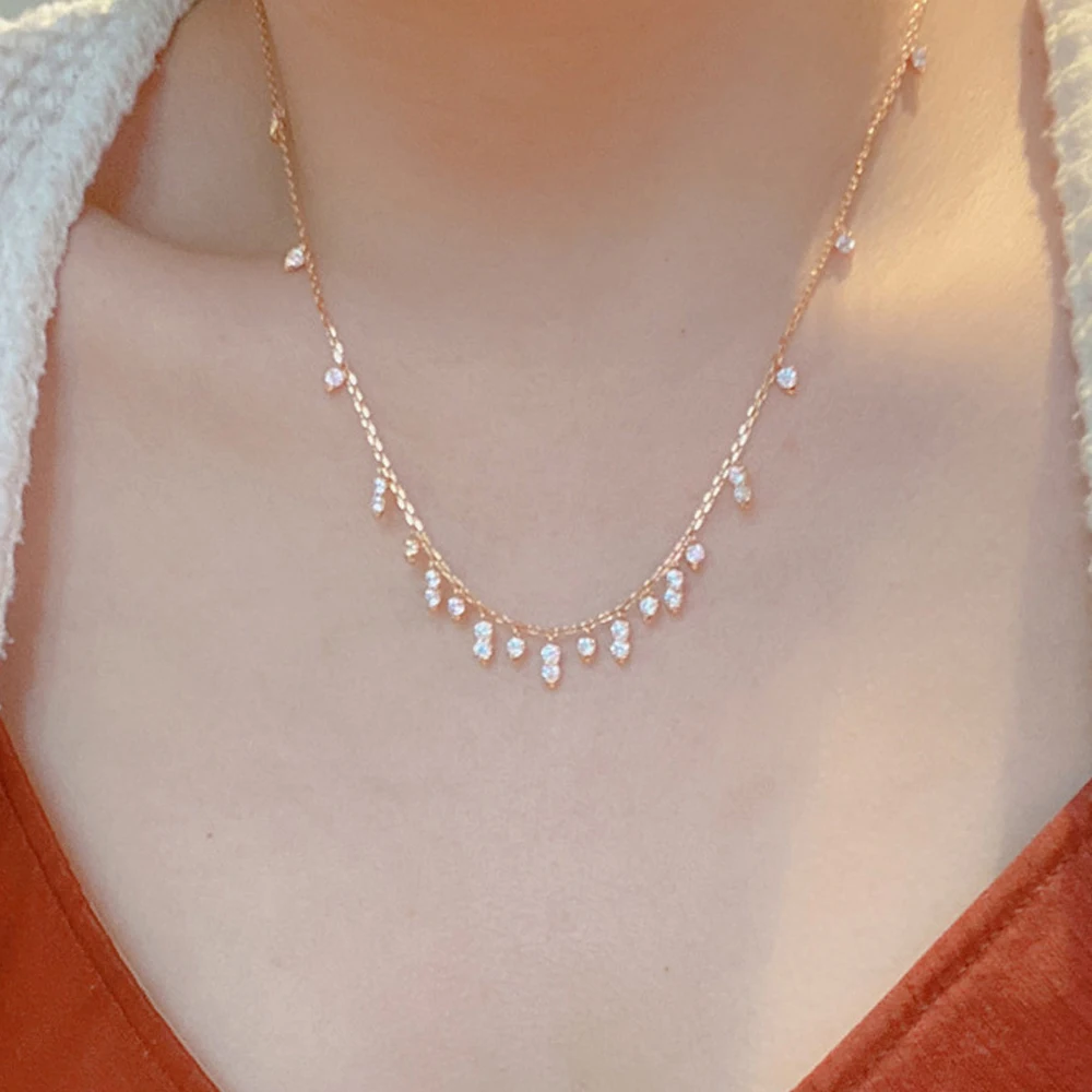 Moissanite Necklaces for Women GRA Certified 3mm D VVS1 Round Brilliant Cut Moissanite Dainty Necklace 925 Sterling Silver Chain 5 Mallzona Saa99ee20a0fc4528b2b614dde01d8435O Moissanite Necklaces for Women GRA Certified 3mm D VVS1 Round Brilliant Cut Moissanite Dainty Necklace 925 Sterling Silver Chain Mallzona