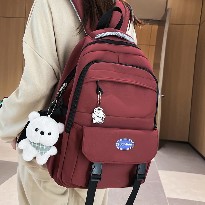 High Quality Woman Backpack Schoolbag For Teenage Girls Boys 2023 New Student Rucksack College Mochila
High Quality Woman Backpack Schoolbag For Teenage Girls Boys 2023 New Student Rucksack College Mochila