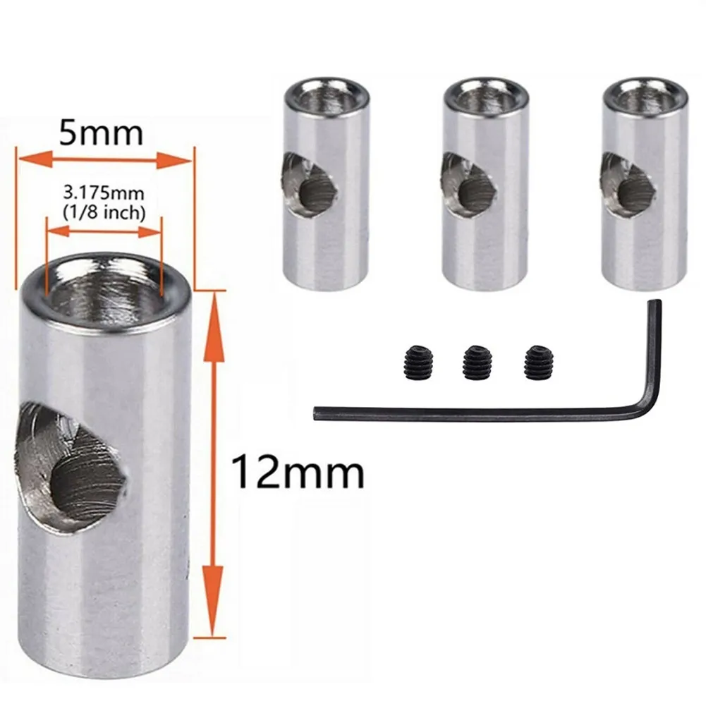 3.175mm To 5mm Pinion Reducer Sleeve Adapter Shaft Motor Axles Replacement For RC Motor 3650 550 540 Pinion Gears
3.175mm To 5mm Pinion Reducer Sleeve Adapter Shaft Motor Axles Replacement For RC Motor 3650 550 540 Pinion Gears