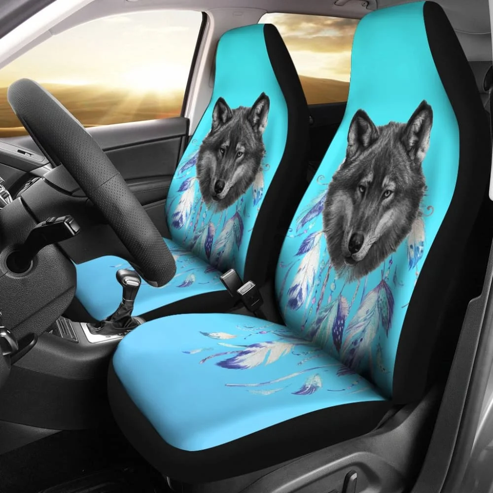 Amazing Wolf Mixed Dreamcatcher Style Car Seat Covers,Pack of 2 Universal Front Seat Protective Cover
Amazing Wolf Mixed Dreamcatcher Style Car Seat Covers,Pack of 2 Universal Front Seat Protective Cover