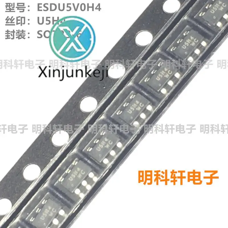 Оригинальный Новый ESDU5V0H4 Шелковый экран U5H4 SOT23-6 односторонний электростатический защитный диод ESD, 30 шт.
Оригинальный Новый ESDU5V0H4 Шелковый экран U5H4 SOT23-6 односторонний электростатический защитный диод ESD, 30 шт.