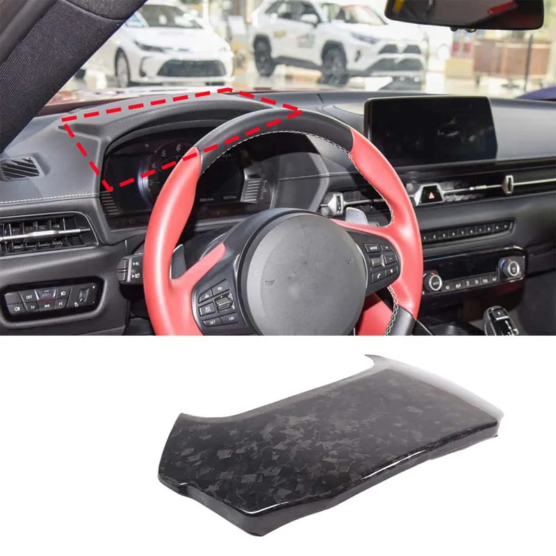 For Toyota GR Supra A90 2019-2022 Real Carbon Fiber Car Dashboard Instrument Cover Trim Car Accessories
For Toyota GR Supra A90 2019-2022 Real Carbon Fiber Car Dashboard Instrument Cover Trim Car Accessories