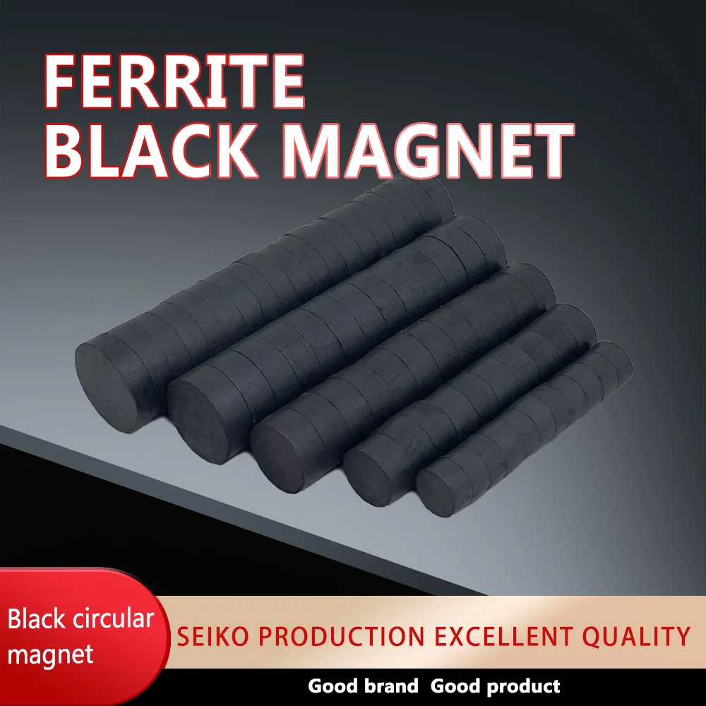 

Circular Magnets Dia 14mm 15mm 16mm 17mm 18mm 20mm Ferrite Ordinary Magnet Black Magnet Crafts Magnet Fridge Sticker DIY Magnet