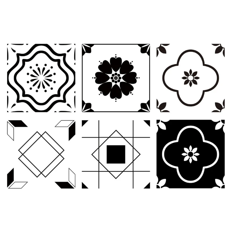 5pcs Black and White Tile Stickers PVC Waterproof Household Decoration for Home Children Girl Boys Bedroom Decoration
5pcs Black and White Tile Stickers PVC Waterproof Household Decoration for Home Children Girl Boys Bedroom Decoration