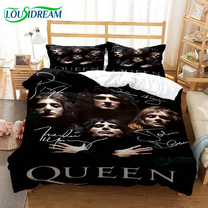 

Queen Band Bedding Set Duvet Covers Supernatural TV Series Sam Dean Comforter Cover Sets Bedclothes Bed Linen Set