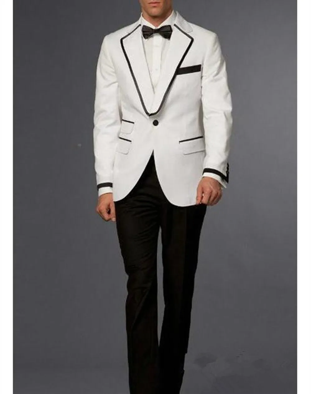 White 2 Pieces One Button Men Suit Latest Coat Pant Design 2017Costume Made Fashion Formal Wedding Business Terno Masculino Slim
White 2 Pieces One Button Men Suit Latest Coat Pant Design 2017Costume Made Fashion Formal Wedding Business Terno Masculino Slim