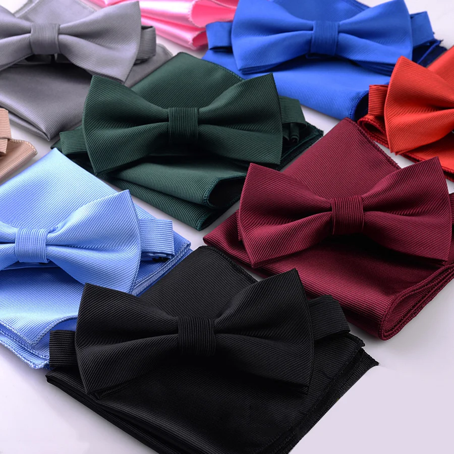 2PCS Set Polyester Solid Bow Ties Pocket Square Mens Formal Dress Bowtie Wedding Banquet Handkerchief Green Bowknot Cravat Hanky
2PCS Set Polyester Solid Bow Ties Pocket Square Mens Formal Dress Bowtie Wedding Banquet Handkerchief Green Bowknot Cravat Hanky