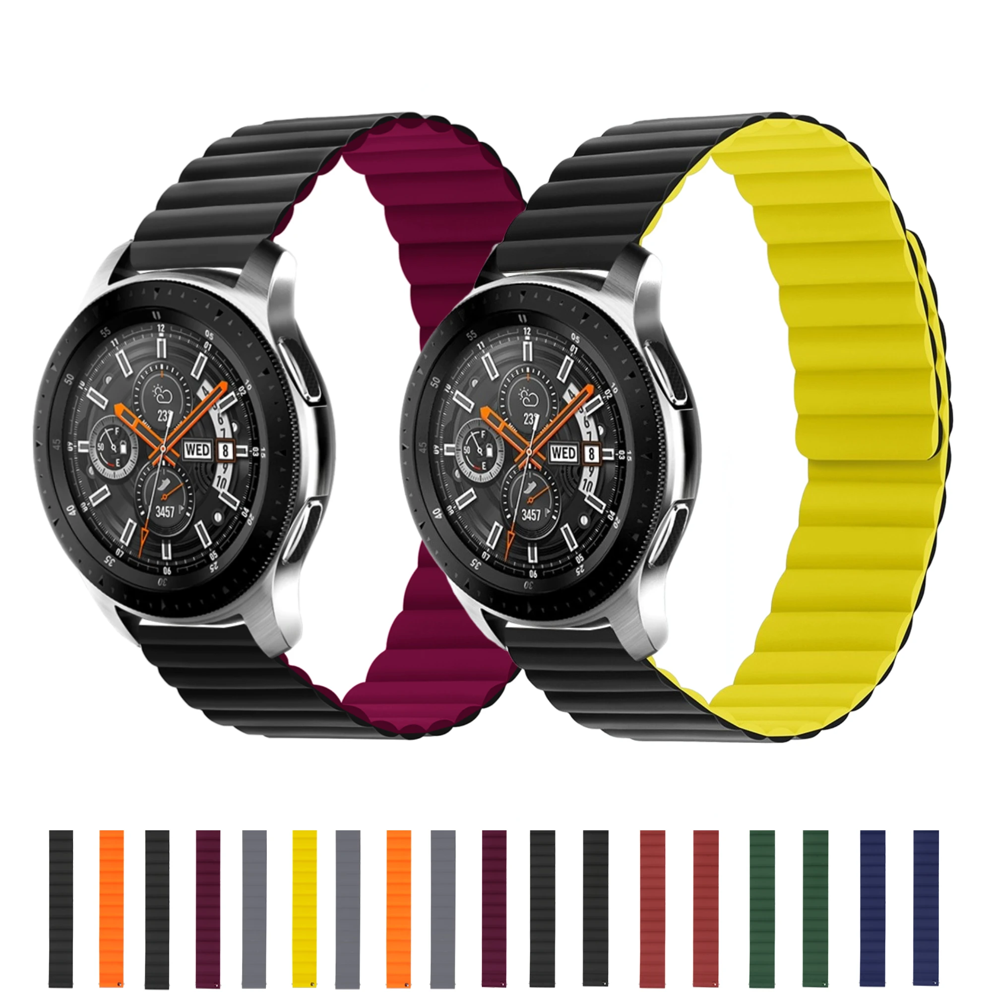 22mm 20mm Silicone Magnetic Strap for Samsung Galaxy watch Active 2 Amazfit GTR Men/Women replacement strap for Huawei watch 3
22mm 20mm Silicone Magnetic Strap for Samsung Galaxy watch Active 2 Amazfit GTR Men/Women replacement strap for Huawei watch 3