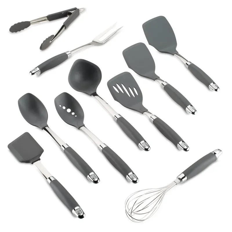 Tools and Gadgets SureGrip Nonstick Kitchen Utensil Set, 10 Piece, Nylon, Graphite
Tools and Gadgets SureGrip Nonstick Kitchen Utensil Set, 10 Piece, Nylon, Graphite