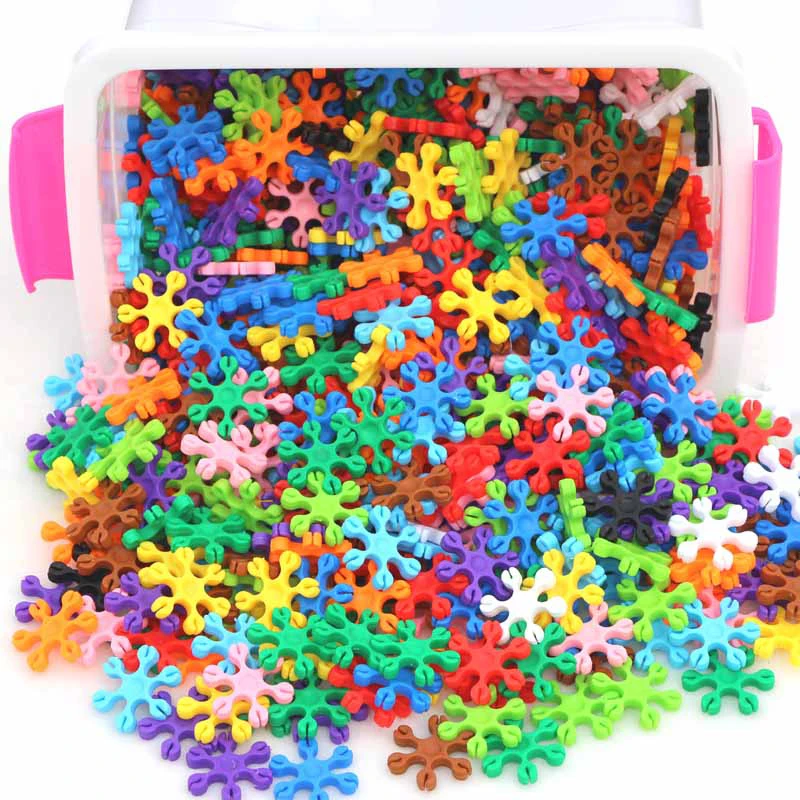 50Pcs Plum Blossom Snowflake Interlocking Blocks Children Building Toys Kids Educational Constructie Speelgoed Bouwen Kinderen
50Pcs Plum Blossom Snowflake Interlocking Blocks Children Building Toys Kids Educational Constructie Speelgoed Bouwen Kinderen