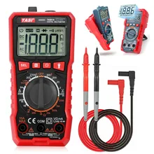 TA801A Multimeters AC DC 600V 10A LED Digital Backlight Flashlight NCV Detection Auto Shutdown Battery Diode Resistance Test
TA801A Multimeters AC DC 600V 10A LED Digital Backlight Flashlight NCV Detection Auto Shutdown Battery Diode Resistance Test