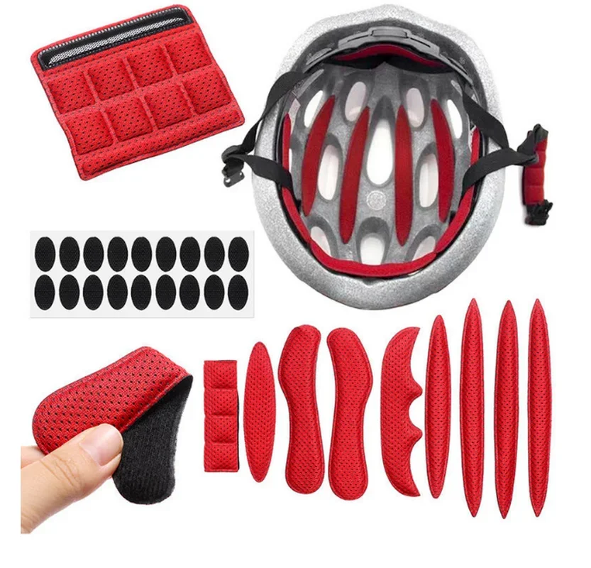 

Helmet Inner Sponge Padding Kits Replacement Sealed Foam Pad Motorcycle Bicycle Cycling Bike Helmet Inner Liner