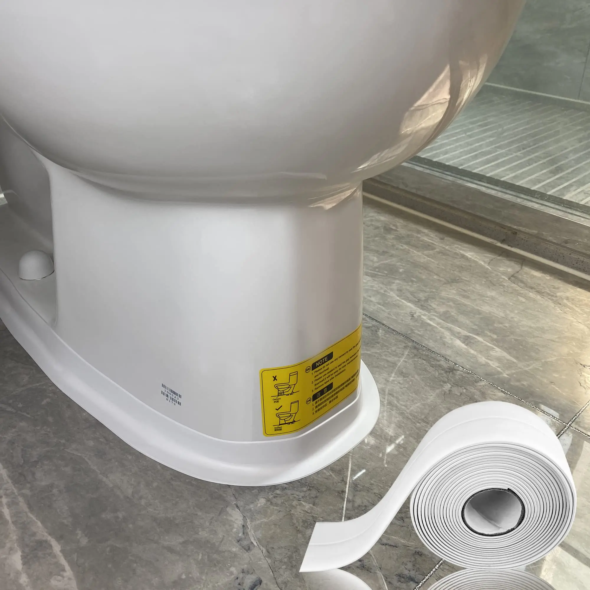 

Self Adhesive Bathtub Toilet Edge Caulk Tape Kitchen Countertop Sink Waterproof Oil Mildew Proof Corner Sealant Sealing Strip