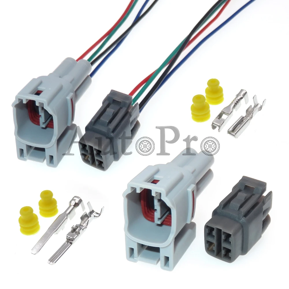

1 Set 4 Hole 90980-11122 90980-11037 6188-0141 6187-4583 6189-0381 Auto Waterproof Connector Male Female Plug Car Wiring Socket