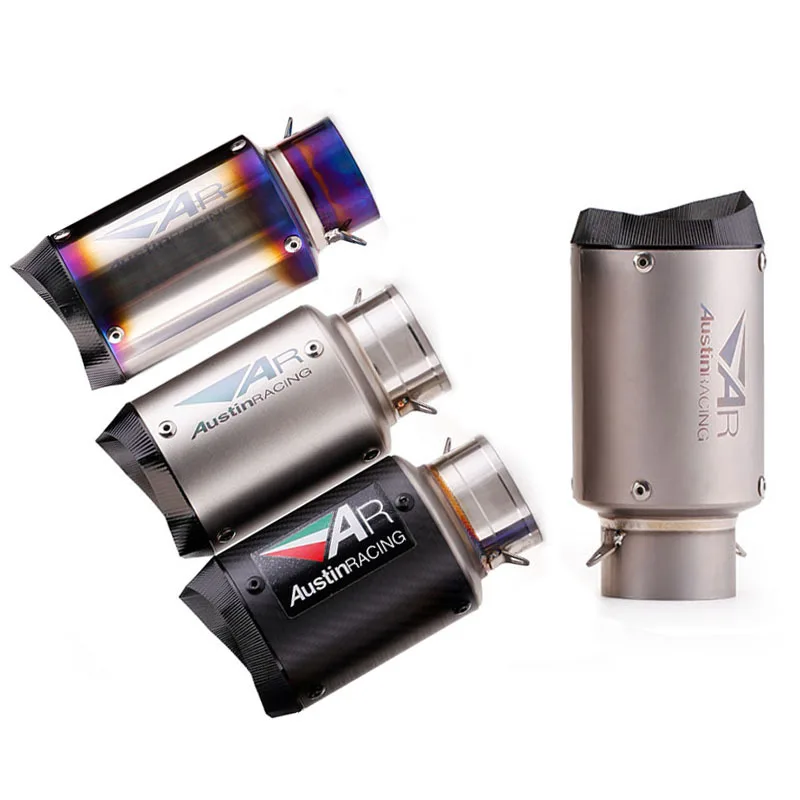 51-60mm Universal AR Carbon Fiber Motorcycle Exhaust Muffler Pipe Titanium Alloy Motorcycle Racing Exhaust Pipe Accessories
51-60mm Universal AR Carbon Fiber Motorcycle Exhaust Muffler Pipe Titanium Alloy Motorcycle Racing Exhaust Pipe Accessories