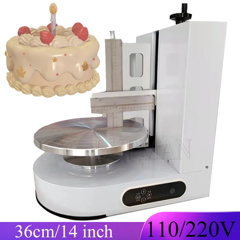 Birthday Cake Cream Icing Coating Machine 110V 220V 4-12 Inch Bread Wedding Butter Spreading Daubing Equioment
Birthday Cake Cream Icing Coating Machine 110V 220V 4-12 Inch Bread Wedding Butter Spreading Daubing Equioment