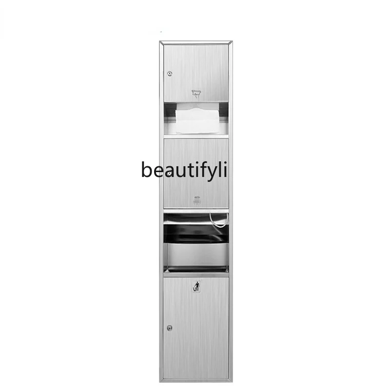 zq Stainless Steel Cabinet Anti-Fingerprint Hand Carton Hand Dryer Trash Can Open-Mounted Concealed
zq Stainless Steel Cabinet Anti-Fingerprint Hand Carton Hand Dryer Trash Can Open-Mounted Concealed