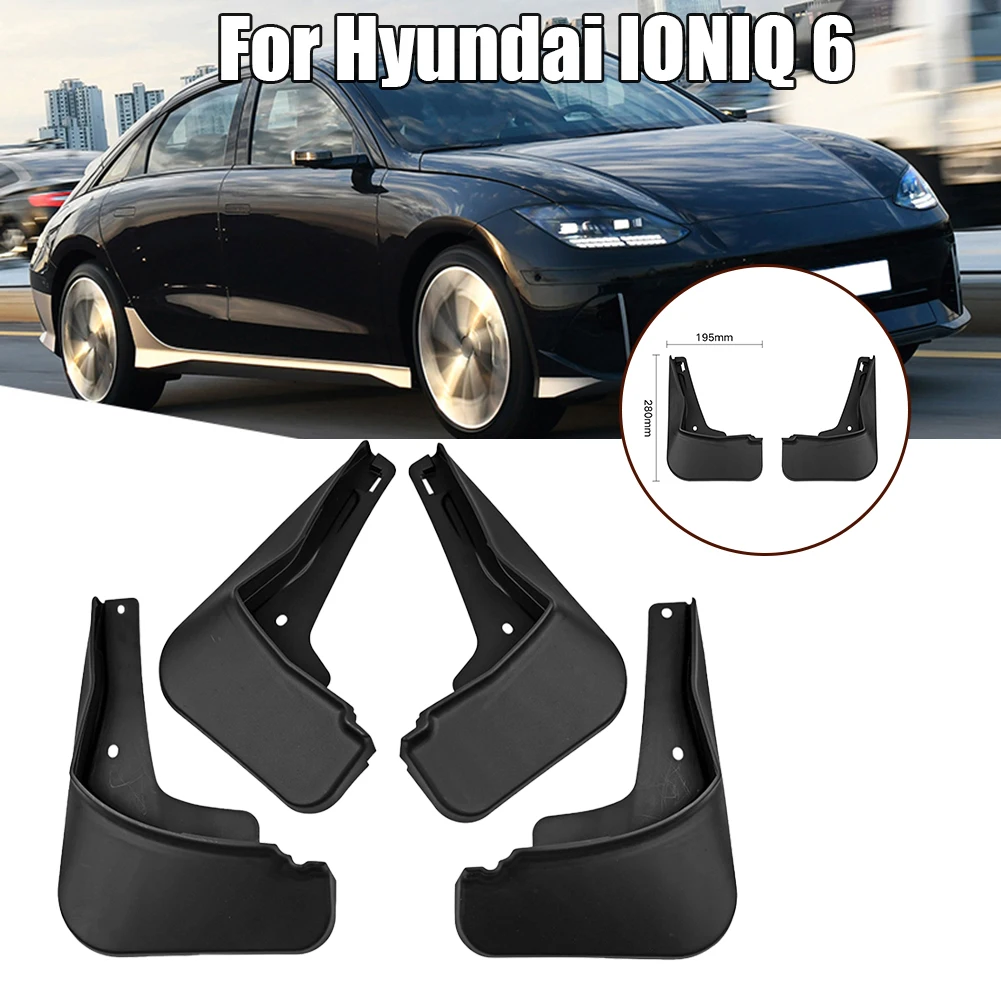 4PCS For Hyundai Ioniq 6 2022+ Car Mud Flaps Guards ABS Black Exterior Splash Fender Auto Exterior Accessories
4PCS For Hyundai Ioniq 6 2022+ Car Mud Flaps Guards ABS Black Exterior Splash Fender Auto Exterior Accessories