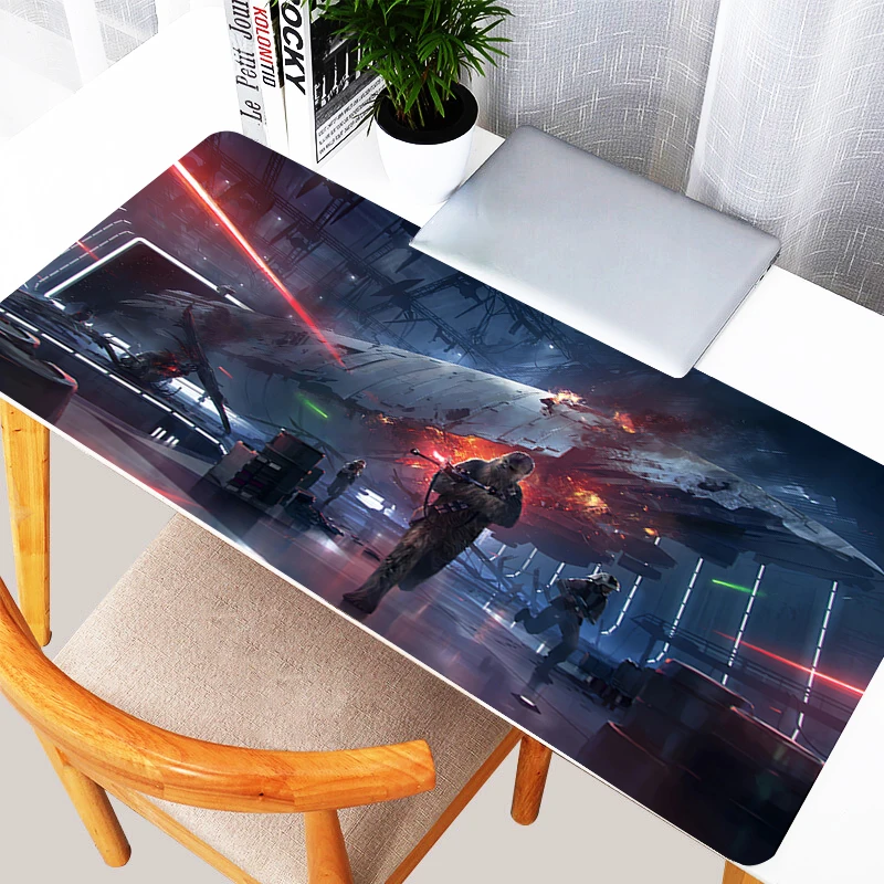 

Star Wars Chewbacca Mouse Pad Large Gaming Desk Mat Laptop Anime Extended Keyboard Rug Computer Kawaii Gamer Cabinet Mousepad XL