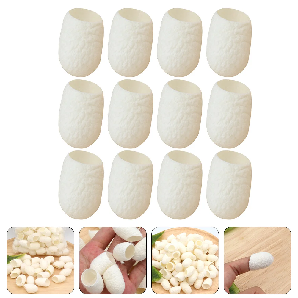 30 Pcs Finger Cot Cleaning Supply Cocoons Silk Ball Household Sponges Cleansing Silkworm Beauty
30 Pcs Finger Cot Cleaning Supply Cocoons Silk Ball Household Sponges Cleansing Silkworm Beauty