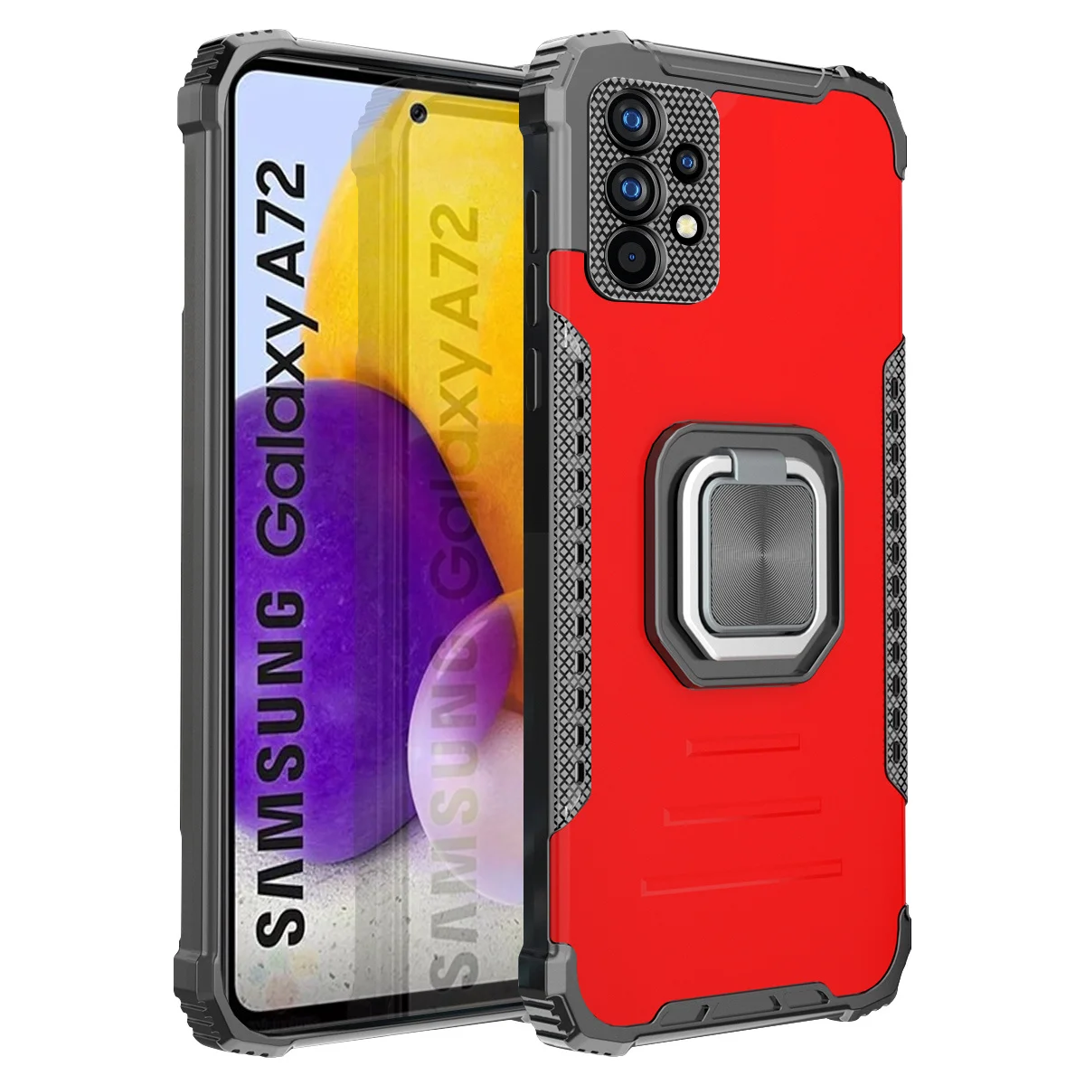 Magnetic Metal Ring Stand Armor Shockproof Case For Samsung Galaxy A72 A52 A12 A32 4G 5G TPU Frame Aluminum Alloy Back Cover Hot
Magnetic Metal Ring Stand Armor Shockproof Case For Samsung Galaxy A72 A52 A12 A32 4G 5G TPU Frame Aluminum Alloy Back Cover Hot