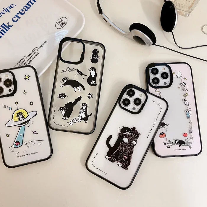 Cartoon Black Cat Acrylic Phone Case Cover for IPhone 14 13 12 11 15 Pro Max Case for IPhone 15 Pro Max
Cartoon Black Cat Acrylic Phone Case Cover for IPhone 14 13 12 11 15 Pro Max Case for IPhone 15 Pro Max