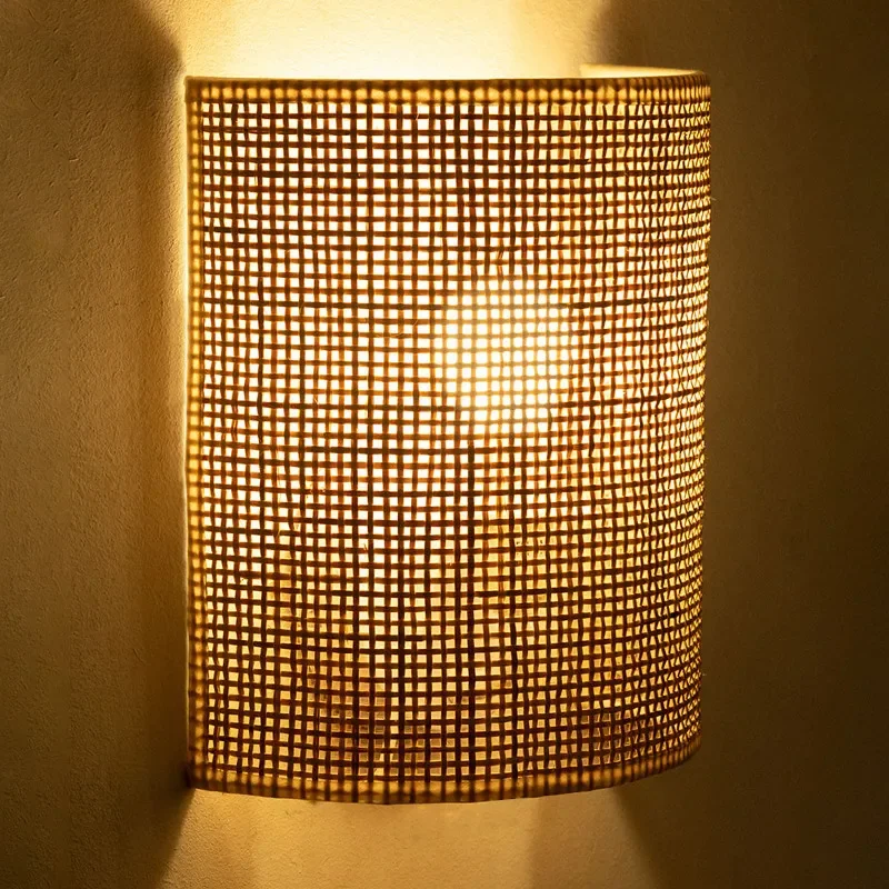 Log Style Rattan Wall Lamp Hand-woven Homestay Bedroom Bedside Porch Aisle Wall Lamp Modern Simplicity Led Wall Light
Log Style Rattan Wall Lamp Hand-woven Homestay Bedroom Bedside Porch Aisle Wall Lamp Modern Simplicity Led Wall Light
