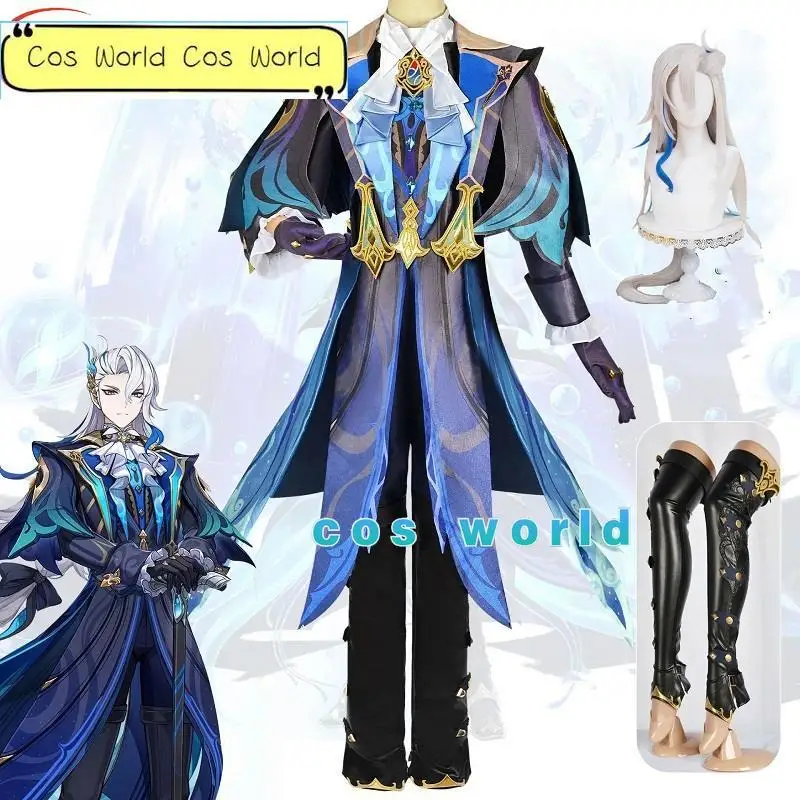 Neuvillette Cosplay Costume Wig Shoes Anime Game Uniform Full Set Outfit Halloween Suit For Women Men
Neuvillette Cosplay Costume Wig Shoes Anime Game Uniform Full Set Outfit Halloween Suit For Women Men