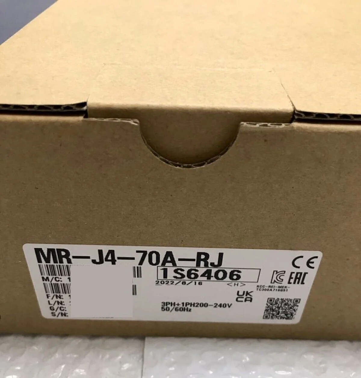 

MR-J4-70A-RJ Servo Amplifier New In Box Warranty 1 Year Fast Shipping