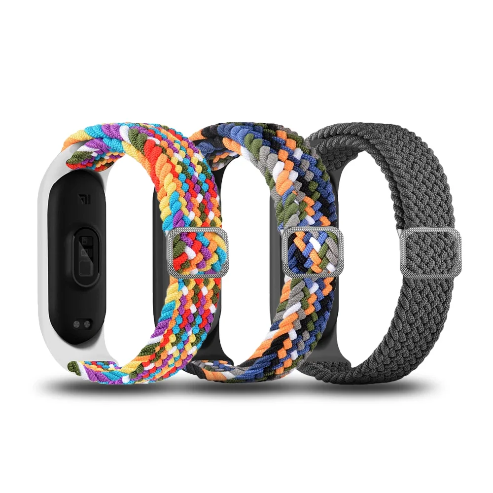 Strap for Xiaomi Mi Band 7 6 5 4 3 Elastic Nylon Braided Adjustable Buckle Watchbands Replacement Watch Straps for Miband 6
Strap for Xiaomi Mi Band 7 6 5 4 3 Elastic Nylon Braided Adjustable Buckle Watchbands Replacement Watch Straps for Miband 6