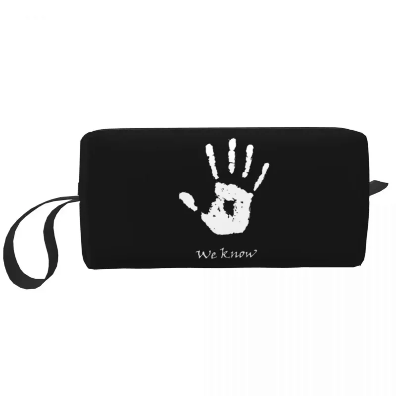 Skyrim Dark Brotherhood Hand Makeup Bag Women Travel Cosmetic Organizer Cute We Know Letter Storage Toiletry Bags
Skyrim Dark Brotherhood Hand Makeup Bag Women Travel Cosmetic Organizer Cute We Know Letter Storage Toiletry Bags