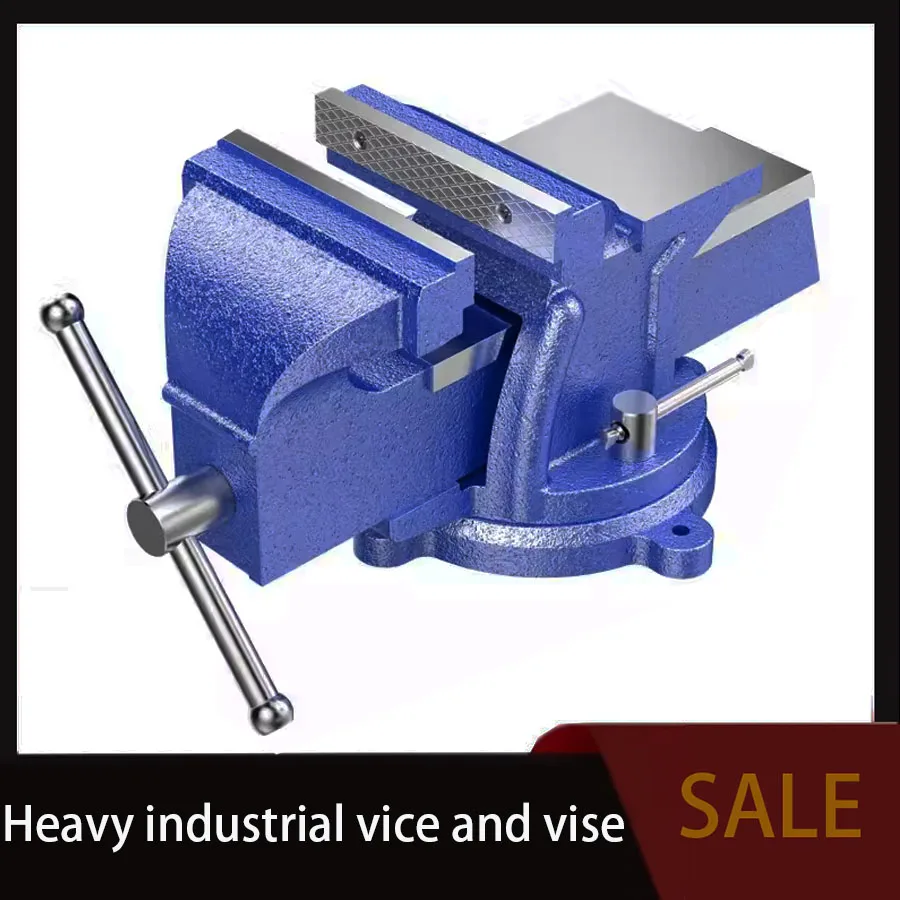 

Heavy duty 3/4/5/6/8/10/12 inch bench vise, household industrial grade automotive repair vise, flat mouth vise, bench vise