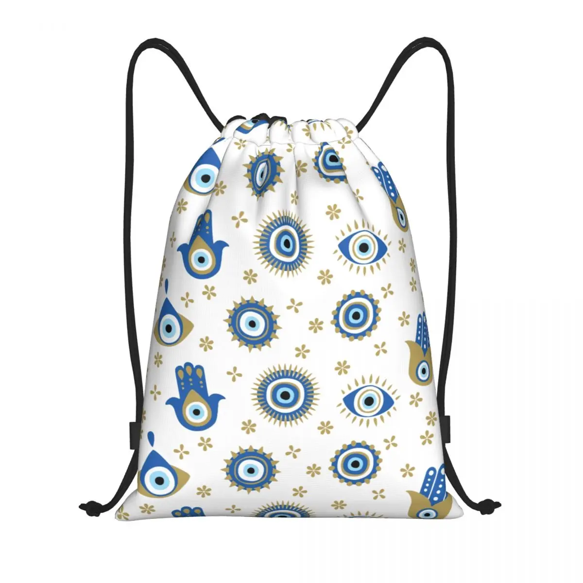 Custom Nazar Turkey Evil Eye Symbol Pattern Amulet Drawstring Bags for Shopping Yoga Backpacks Men Women Sports Gym Sackpack
Custom Nazar Turkey Evil Eye Symbol Pattern Amulet Drawstring Bags for Shopping Yoga Backpacks Men Women Sports Gym Sackpack