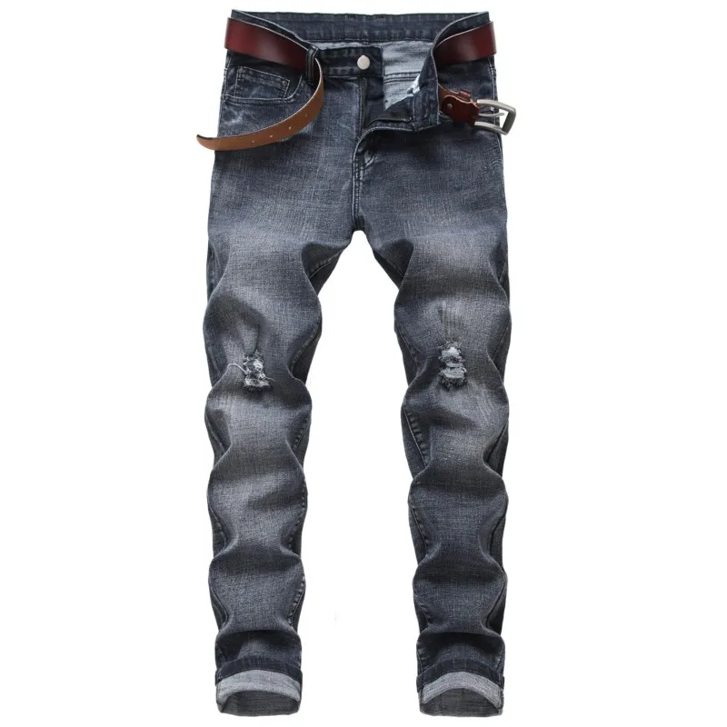 New Men Stretch Skinny Jeans Fashion Slim Fit Denim Trousers Black Geay Casual Ripped Jeans Pants Male Brand Clothes Size 28-42
New Men Stretch Skinny Jeans Fashion Slim Fit Denim Trousers Black Geay Casual Ripped Jeans Pants Male Brand Clothes Size 28-42