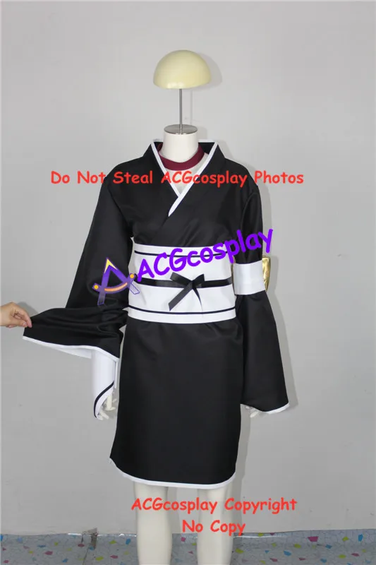 

Bleach 12th Division Lieutenant Kurotsuchi Nemu Cosplay Costume acgcosplay include arm patch