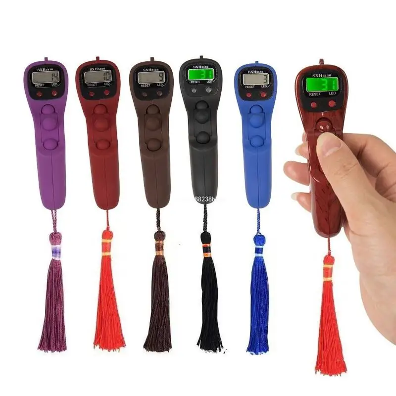 Electronic Digital Display Finger Handheld Counters Mechanical Number Click Counter for Golf Goods Counting Lap Knitting
Electronic Digital Display Finger Handheld Counters Mechanical Number Click Counter for Golf Goods Counting Lap Knitting