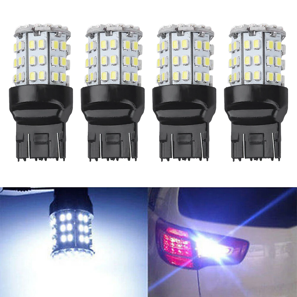 4pcs DC 12V T20 64SMD LED Reverse Tail Brake Turn Signal DRL Light Bulb 6000K White Car Headlight Lights Accessories
4pcs DC 12V T20 64SMD LED Reverse Tail Brake Turn Signal DRL Light Bulb 6000K White Car Headlight Lights Accessories