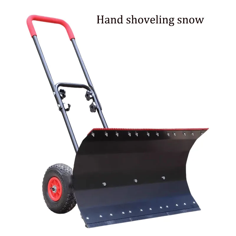 

Snow Removal Machine Ice Scraper Wheeled Hand Push Shovel Large Removal Tool Vehicle Snow Removal
