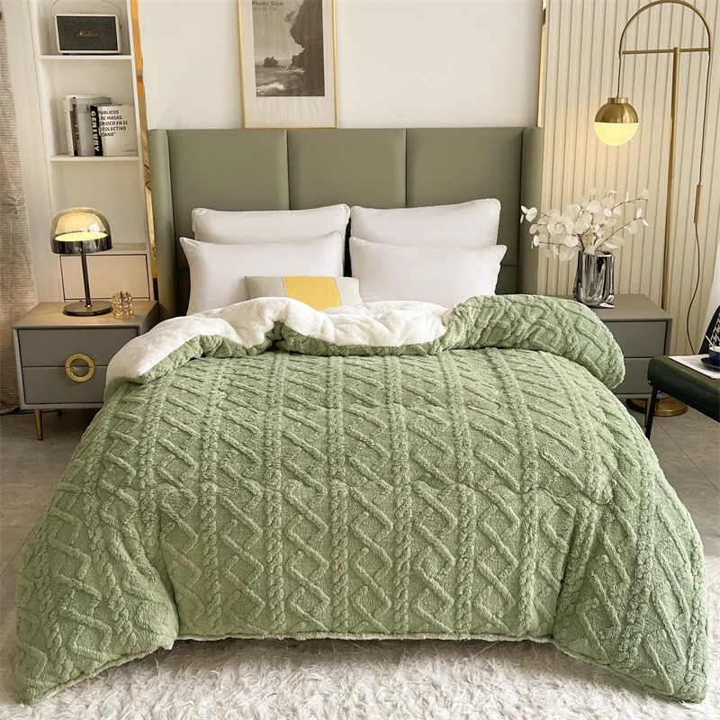 Lamb Velvet Quilt Winter Quilt Double Quilt Core Plush Cotton Quilt Thickened and Warm Single Student Dormitory Quilt Comforter
Lamb Velvet Quilt Winter Quilt Double Quilt Core Plush Cotton Quilt Thickened and Warm Single Student Dormitory Quilt Comforter