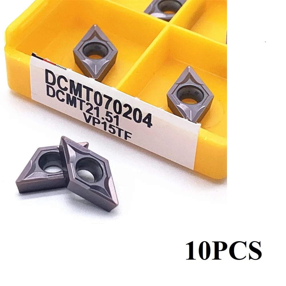 Carbide Inserts W/Wrench Gold Processing Steel US735 10 PCS 12x7x2mm 87mm Carbide PVD DCMT070204 For Lathe Tools
Carbide Inserts W/Wrench Gold Processing Steel US735 10 PCS 12x7x2mm 87mm Carbide PVD DCMT070204 For Lathe Tools