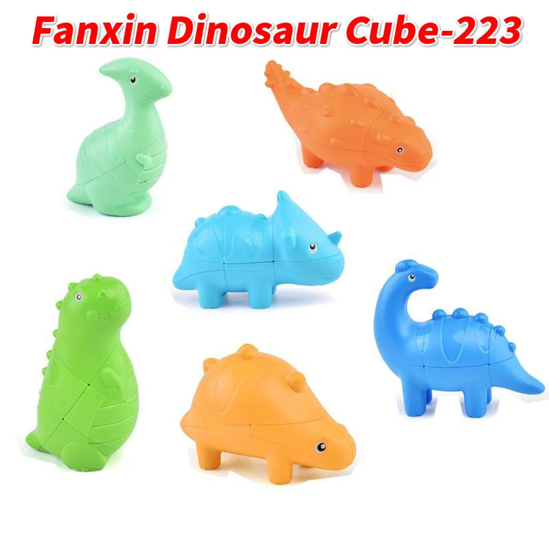 

Fanxin Dinosaur 2x2x3 Magic Cube Strange-Shape 223 Speed Cube Puzzl Stress Reliever Toys Fidget Toys Dinosaur Cube