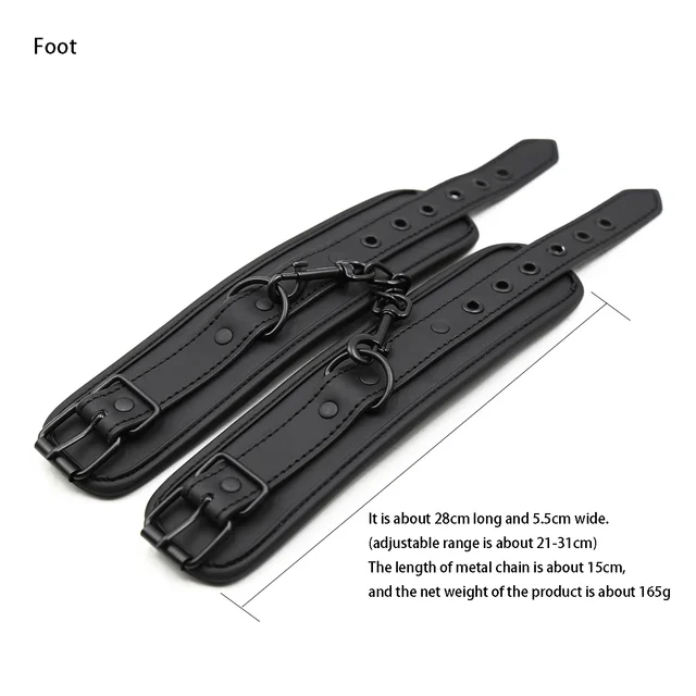 Sangles de bandage de lit BDSM, jouet sexuel, kits d'accessoires, menottes de rinçage des jambes ouvertes, SM Bondage, SFP, 7.0 2