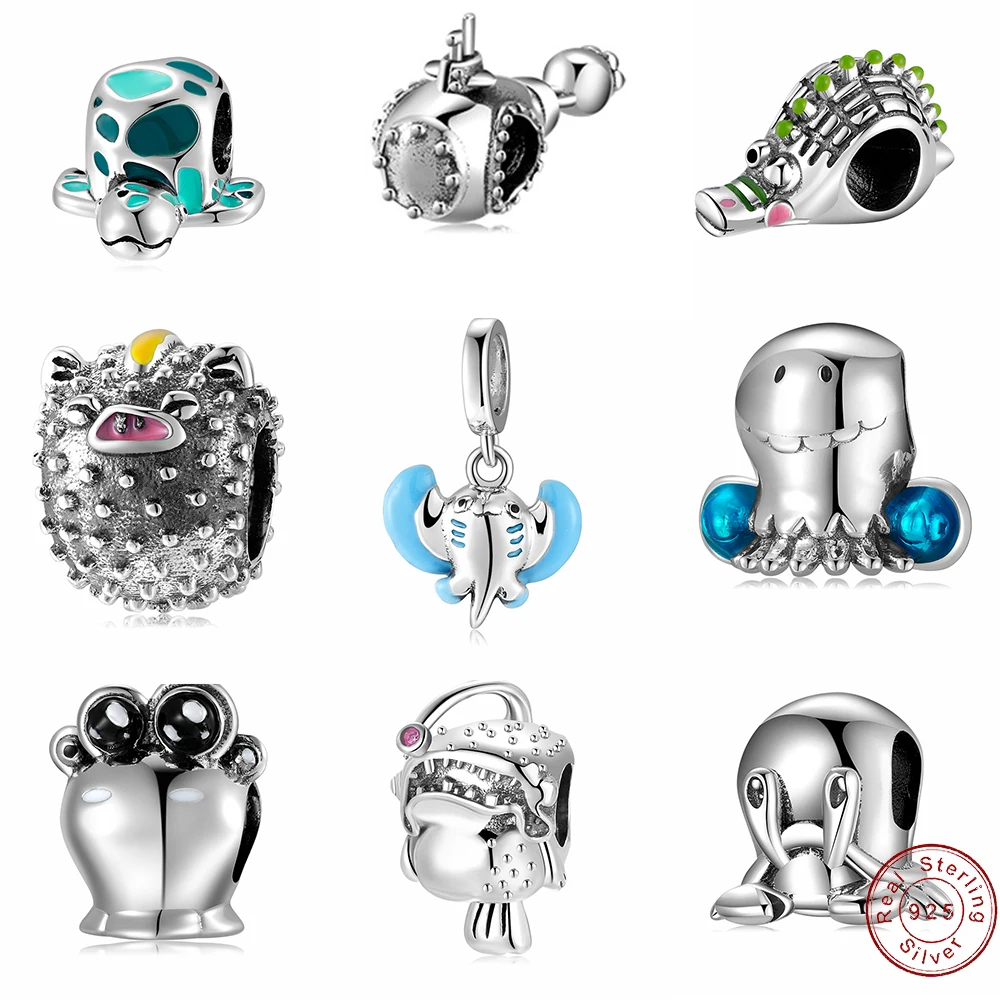 JIALY European S925 Sterling Silver Original marine Series Elements DIY CZ Charms Beads Fit Original PD Bracelet For Women
JIALY European S925 Sterling Silver Original marine Series Elements DIY CZ Charms Beads Fit Original PD Bracelet For Women