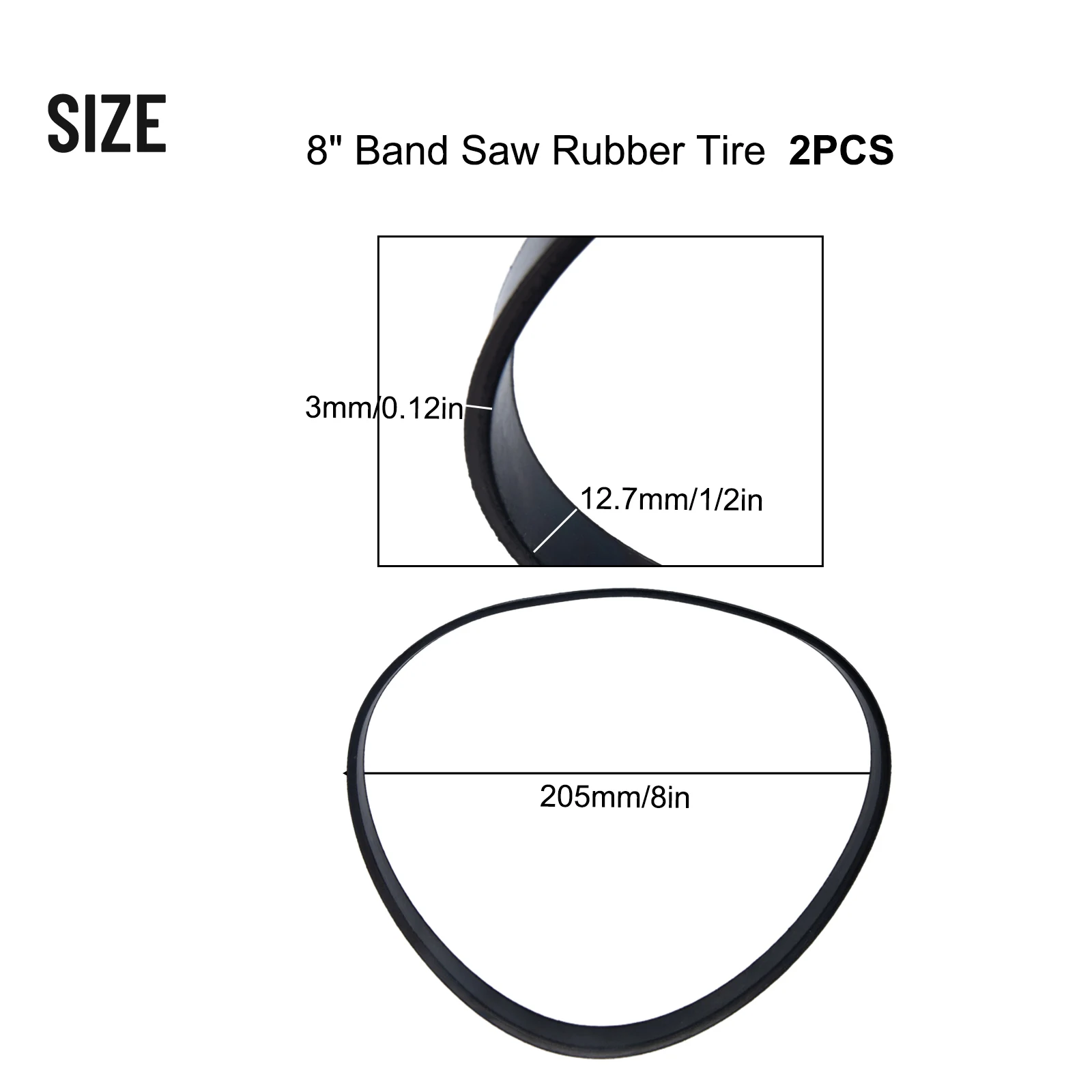 High Quality WoodWorking Band Saw Band Saw Rubber Band 10 Inch 12 Inch 14 Inch 8 Inch 9 Inch Black High Quality
High Quality WoodWorking Band Saw Band Saw Rubber Band 10 Inch 12 Inch 14 Inch 8 Inch 9 Inch Black High Quality