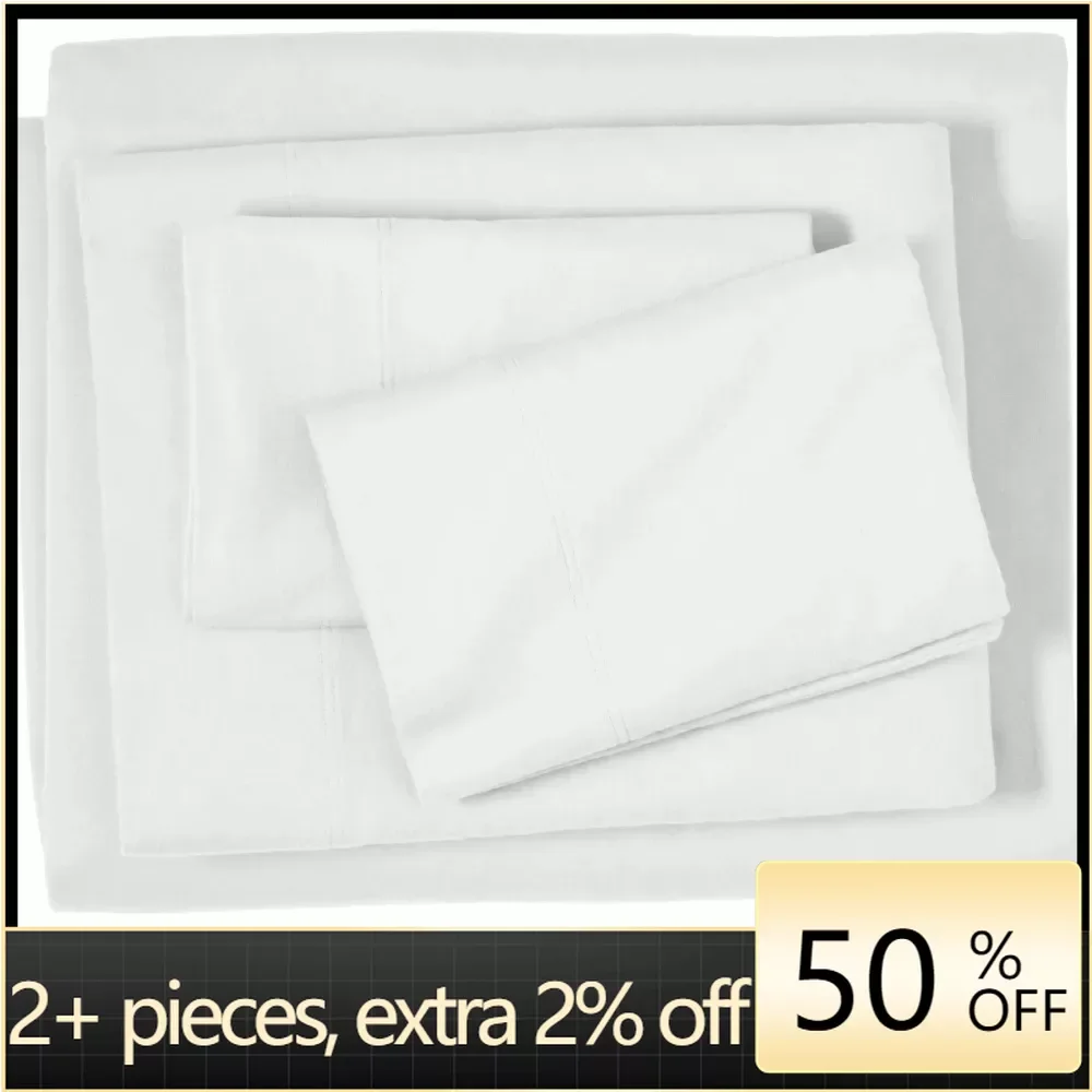 100% Cotton Flannel Deep Pocket 4-Piece Sheet Set With 2 Bonus Pillowcases ( White) Freight Free Double Bed Sheets Linen Home
100% Cotton Flannel Deep Pocket 4-Piece Sheet Set With 2 Bonus Pillowcases ( White) Freight Free Double Bed Sheets Linen Home