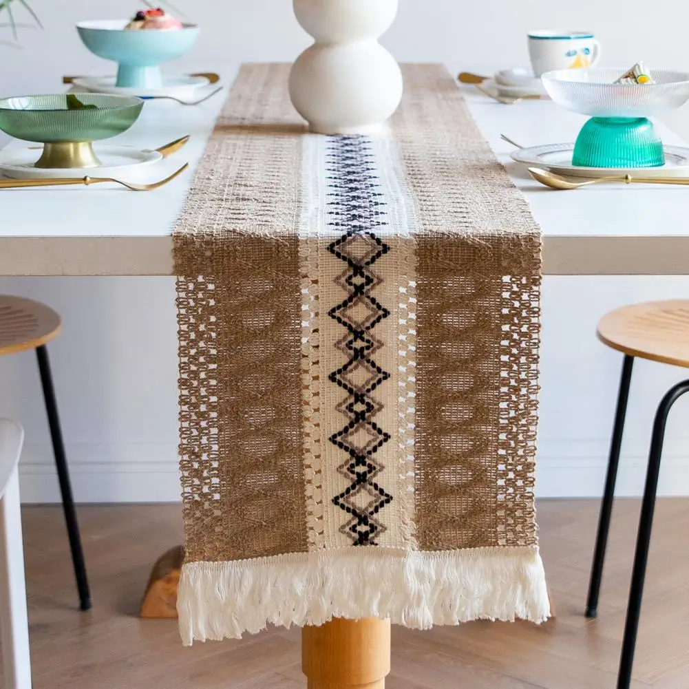 Tassel Decoration Table Runner Thick Durable Table Runner Hollow Design Table Runner with Tassels Farmhouse Chic Dining for Boho
Tassel Decoration Table Runner Thick Durable Table Runner Hollow Design Table Runner with Tassels Farmhouse Chic Dining for Boho