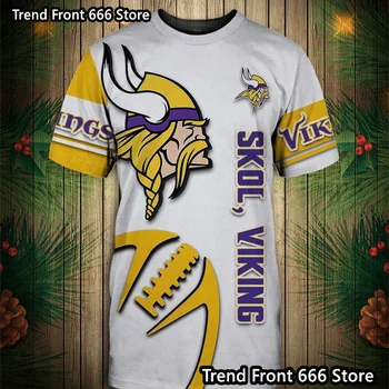 Camiseta Juvenil 3D NFL de Rúgbi: Conforto e Estilo para o Verão 11 Summer Kids And Mens NFL full range t shirts Boys T-shirt Oversized Crewneck Rugby Casual Fashion Family Look Sports Tshirts